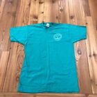 Vintage FOTL Teal Aviation Administration Graphic USA Made T-Shirt Adult Size L