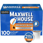 Maxwell House Breakfast Blend Light Roast K-Cup Coffee Pods 100 Ct FREE SHIPPING