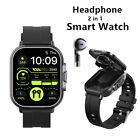 Smart Watch with Earbuds Men 2 In 1 Smartwatch Wireless Headset For Android iOS