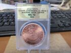 2022 Continental Dollar Restrike by Daniel Carr Copper  Satin  ANACS MS 70 Red
