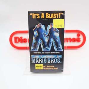 SUPER MARIO BROS. BROTHERS THE MOVIE 1993 - NEW & Sealed + H-Overlap Seam! (VHS)
