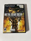 Metal Gear Solid 3: Snake Eater (Sony PlayStation 2, 2004) W/ Manual & Tested