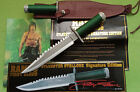 RAMBO FIRST BLOOD KNIFE SIGNATURE LICENSED JUNGLE SURVIVAL HUNTING BOWIE RESCUE