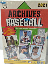 TOPPS 2021 MLB Archives Baseball Factory Sealed Blaster Box 56 Cards NEW Damage