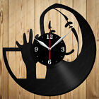 Vinyl Clock No Face Spirited Away Mask Vinyl Clock Handmade Original Gift 6576
