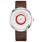 Weide WD006 Mov. Men's Watch Japanese ORIGINAL Real Leather Brown Strap