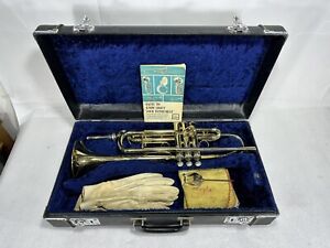 Vintage 1970's King Symphony DB Dual Bore Trumpet with Sterling Silver Leadpipe
