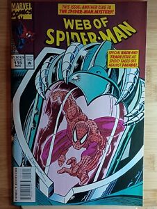 1994 Marvel Comics Web of Spiderman 115 Alex Saviuk Cover Artist FREE SHIPPING