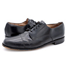 Bostonian Dress Shoes Mens 10.5 Black Leather Cap Toe Oxfords Derby Lace Up