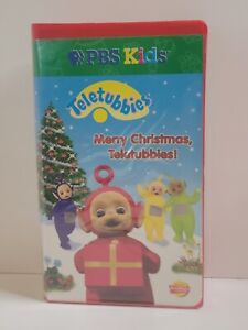 Teletubbies Merry Christmas (VHS, 1999) Set Rare Vintage Collectible Kid's