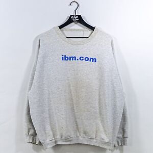 IBM Computers Sweatshirt XXL Y2K Crewneck IBM.com Retro