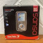 New In Box SanDisk Sansa e270 6GB Digital Media MP3 Player Photos Video 6 GB