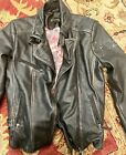 Scully Women’s Black Leather Motorcycle Jacket Size L