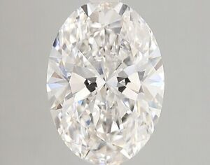 Lab-Created Diamond 3.19 Ct Oval G VS2 Quality Excellent Cut IGI Certified