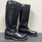 Chippewa Engineer Boots Size 10.5 D Trooper 71418 Black Leather Tall Work Shine