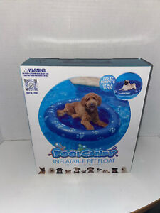 POOL CANDY INFLATABLE PET FLOAT RAFT For DOGS Of ALL Sizes TO 100 LBS HEAVY DUTY