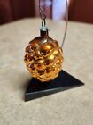 Antique Kugel? Ornament Grapes Cluster Christmas Mercury Ball Gold