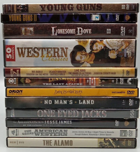 Lot Westerns DVD Movies One Eyed Jacks The Alamo Lonesome Dove Western Classics