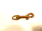 old tarnished brass swivel eye bolt snap leash or chain hook