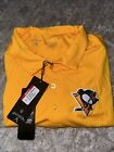Pittsburg Penguins NHL Fanatics Men's L Gold polyester blend Short Sleeve