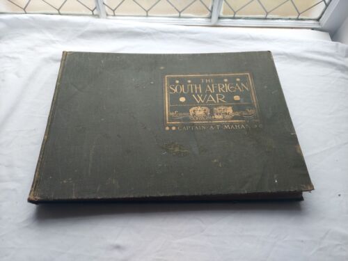 1902 Captain AT Mahan “The South African War” Anglo-Boer War, Large Volume