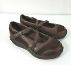 Sketchers Shape Ups Womens 7.5 Mary Jane Fitness Walking Shoes Brown 24866