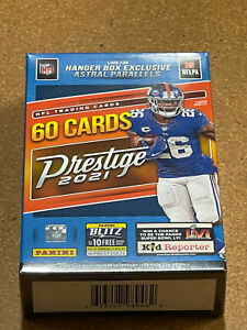 4 X NEW 2021 Panini PRESTIGE NFL Football Hanger Box Pack 240 CARDS Total Astral