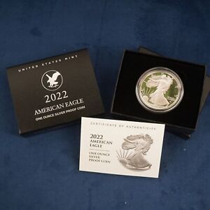 2022-S American Silver Eagle 1 oz 0.999 Fine Proof Coin - Free Shipping USA
