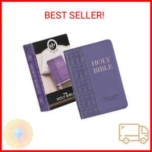KJV Holy Bible, Mini Pocket Size, Faux Leather Red Letter Edition - Ribbon Marke