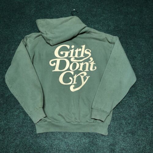 Girls Don’t Cry Hoodie Forest Green Men’s Size XL FW 2019 Verdy