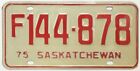 New ListingVintage Saskatchewan Canada 1975 Farm License F 144-878 in Very Good Condition