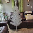 Vintage Aluminum Silver Christmas Tree, 64 Branches, No Stand, No Box