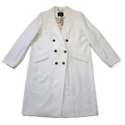 NWT J.Crew Double-breasted Topcoat in Ivory Italian Wool-Cashmere Coat 18
