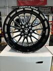 24x12 American Force Nemesis Forged Black Milled 8x6.5 Dodge Ram 2500 3500