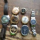 Bundle LOT OF Vintage Automatic Watches Spares R.Glashutte,Raymond Weil,Everite.