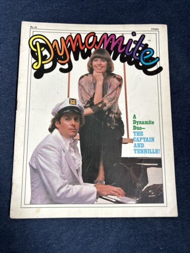 Dynamite Magazine A Dynamite Duo-The Captain & Tennille! March 1977  #33