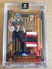 2023 Panini Gold Standard Bijan Robinson Newly Minted Patch /10 3-Color Falcons