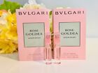2 Bvlgari Rose Goldea Blossom Delight 0.05 oz EDP Sampler Perfume Vial Women