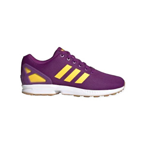 Adidas Men's ZX Flux Sneaker Running Shoes Glory Purple / Spring Yellow Size 10