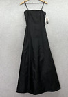 Vintage Jessica McClintock For Gunne Sax Dress Womens 3/4 Black Prom USA NEW