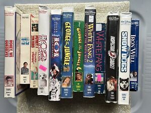 Lot Of 12. Disney Live-Action VHS Movies & Sequels