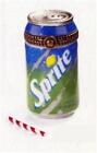 Porcelain Hinged Box Sprite Can with straw Trinket PHB New in Box