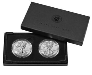 New ListingAmerican Eagle 2021 One Ounce Silver Reverse Proof Two-Coin Designer Set