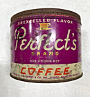 Vintage RARE A.H. Perfect & Co. Inc.  Perfect's Coffee one pound Tin Can