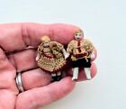 2Hertwig Carl Horn Antique Bisque German Doll Miniature Jointed  1 1/2