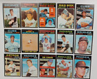 New Listing1971 Topps Baseball Lot of 15 Different Cards, mostly NMT/MT condition