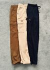 Men’s Cargo Joggers | Lot Of 3 | Unbranded | Twill | Size 34