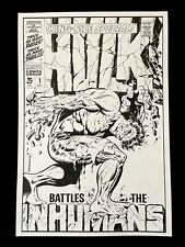 New ListingIncredible Hulk Annual #1 Steranko Hulk Cover Re-creation