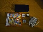 Nintendo 3DS XL Black Bundle With 4 Games Mario Charger