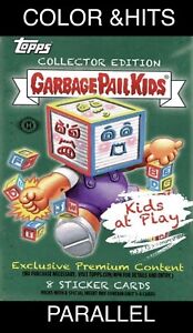 COLOR HITS PARALLEL 2024 Garbage Pail Kids at Play U pick Complete Your Set GPK